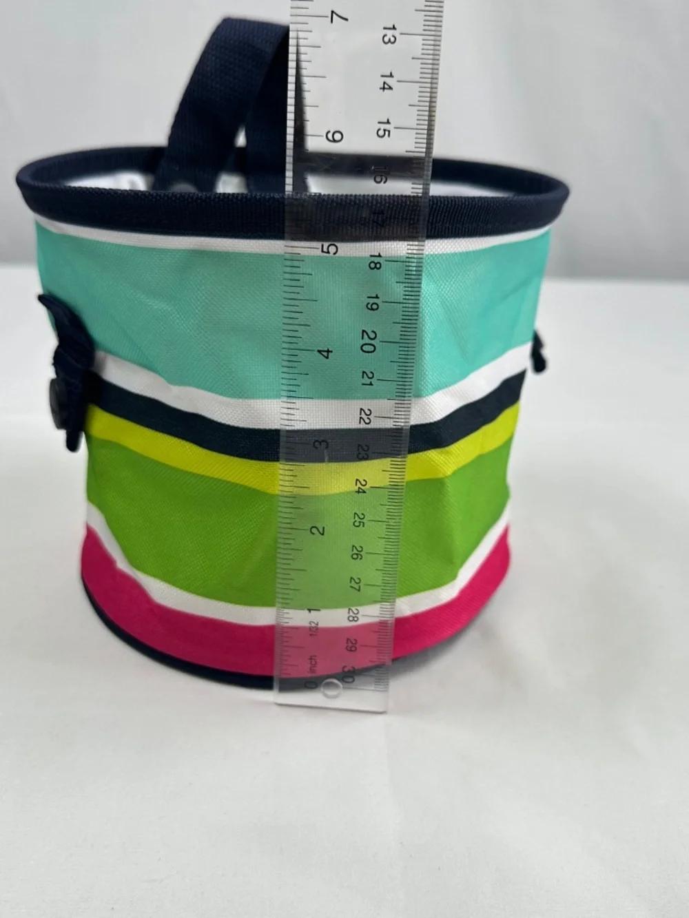 Thirty One Oh Snap Small Round Storage Caddy Retro Colors